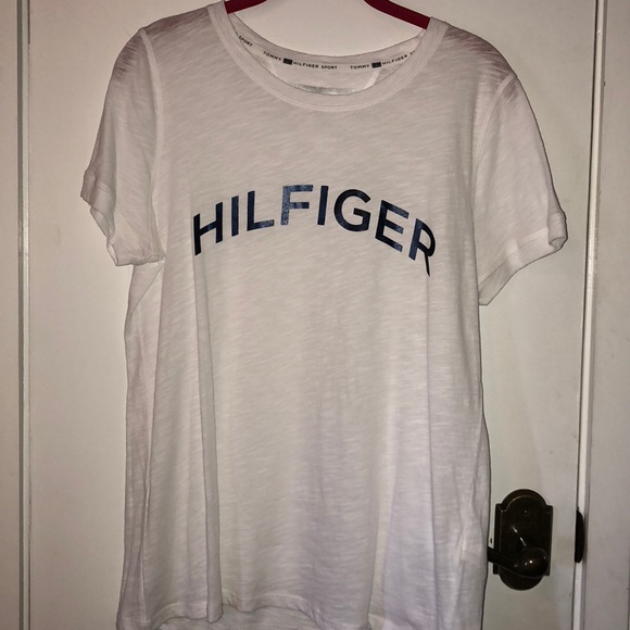 Tommy Hilfiger Tops - Tommy Hilfiger Sport size Med. white tee shirt